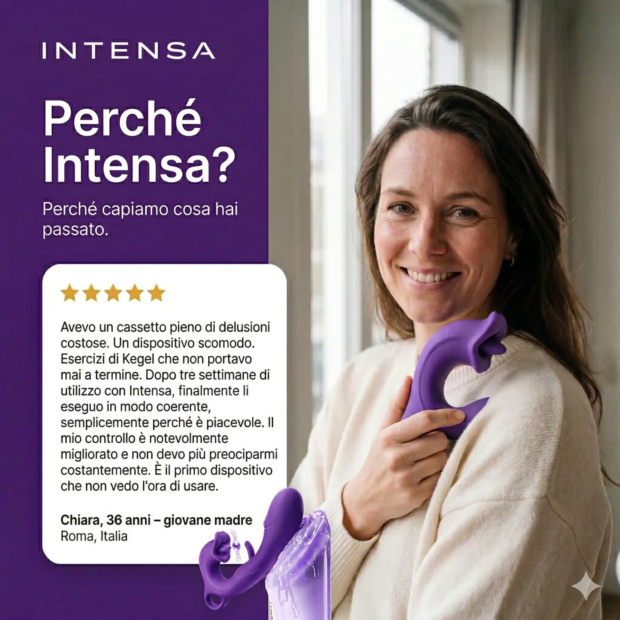 Intensa™ Attivatore del pavimento pelvico 4-in-1